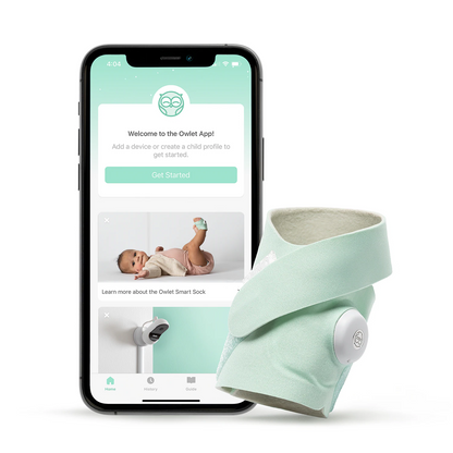 New Owlet Smart Sock 3rd Generation Baby Monitor (Mint)