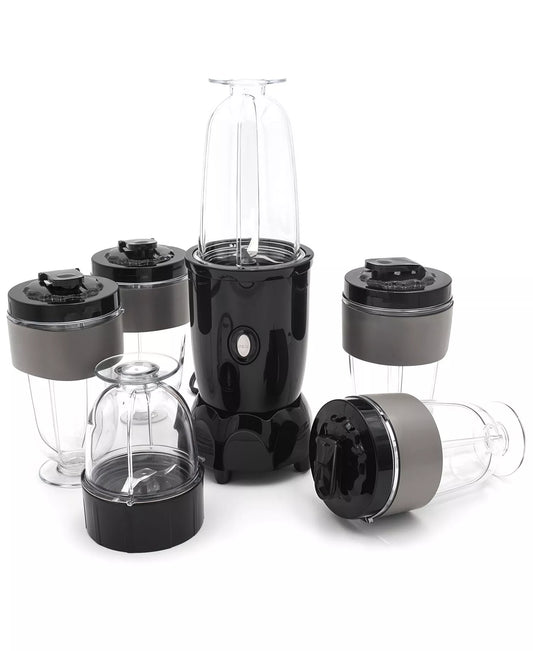 New Elite Cuisine 17 Piece Personal Drink Blender (Stainless Steel)