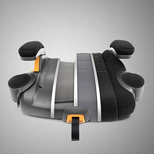 New Chicco KidFit Zip Plus 2-in-1 Belt-Positioning Booster Car Seat (Taurus/Black/Grey)