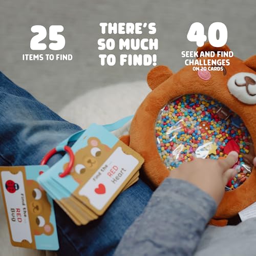 New Chuckle & Roar Sensory Seek & Find Bear Plush Toy