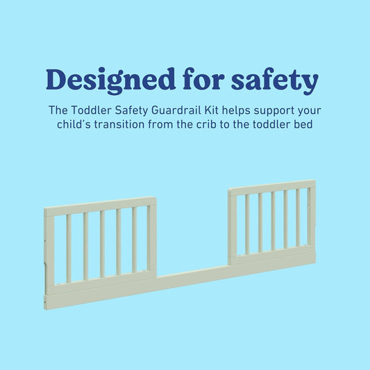 Graco Storkcraft Toddler Safety Guardrail Kit - Dowels, 2-Pack (Sage)
