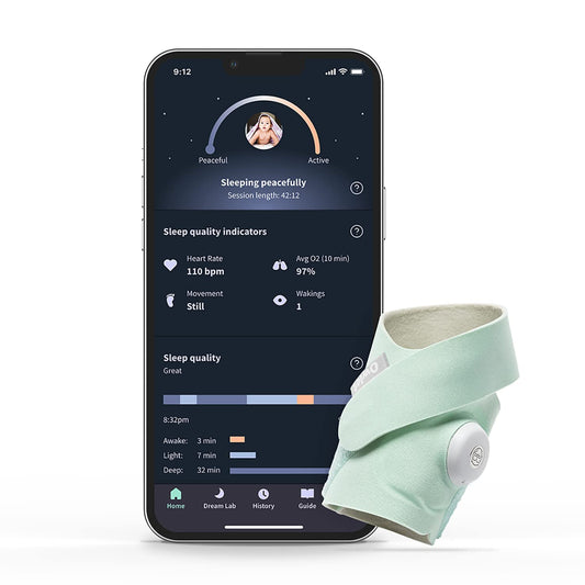 New Owlet Dream Sock Smart Baby Monitor – Mint