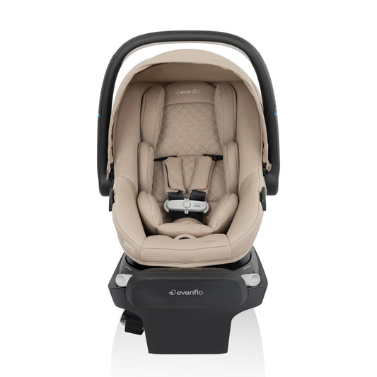 New Evenflo Revolve180 LiteMax NXT Rotating Infant Car Seat with SensorSafe (Topaz)