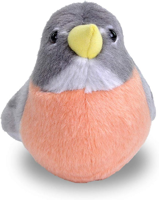 New Wild Republic Audubon American Robin Plush with Authentic Sound
