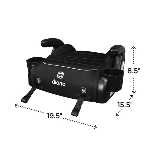 New Diono Connect3 RXT Backless Booster (Black Storm)