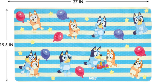 New Ginsey Bluey Bath Mat for Kids, Toddlers and Babies (15.5 by 22 Inch)