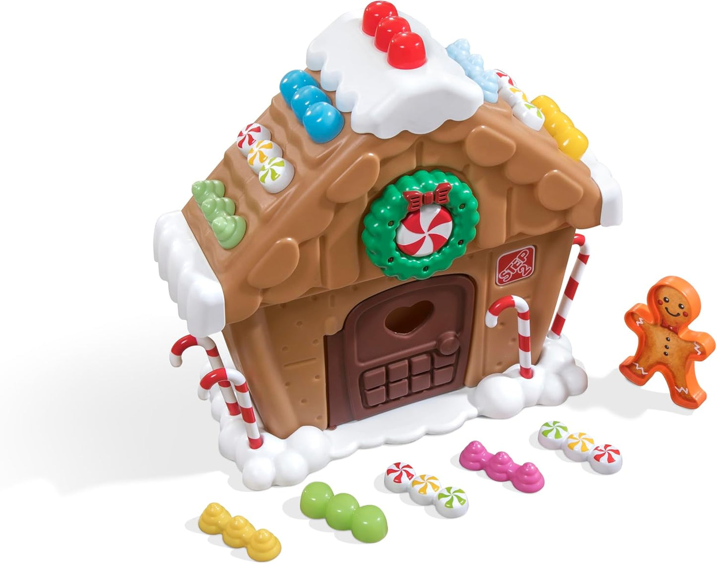 New Step2 My First Gingerbread House Kids Interactive Christmas Holiday Toy