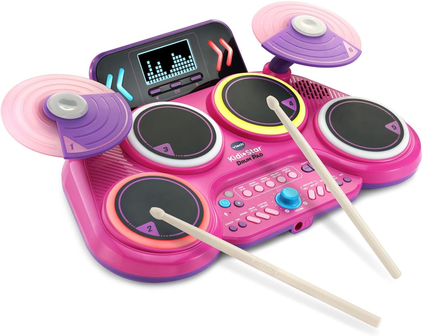 New VTech Kidi Star Drum Pad (Pink)