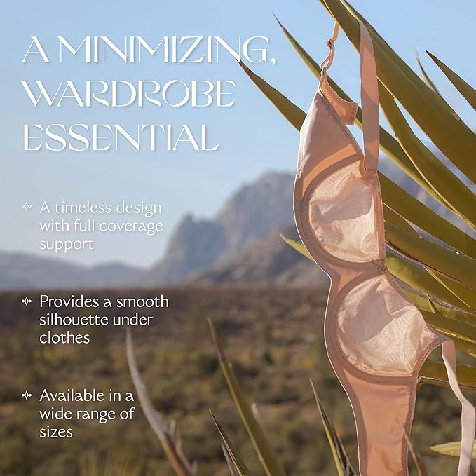 New Triumph Essential Minimizer Underwire Bra, 36DD (Smooth Skin)