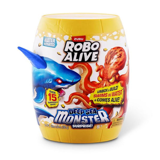 New ZURU Robo Alive Deep Sea Monster Surprise Electronic Robot Toy