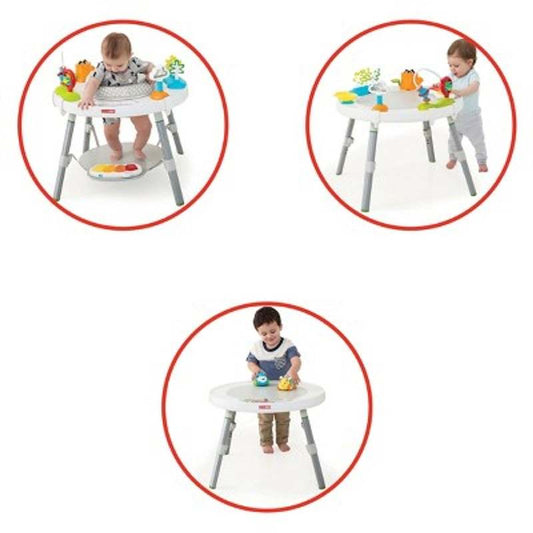 Skip Hop Explore & More Baby's View 3- Stage Activity Center (White-Gray)