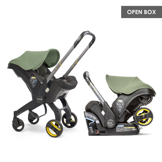 Open Box Doona Infant Car Seat and Stroller (Desert Green)