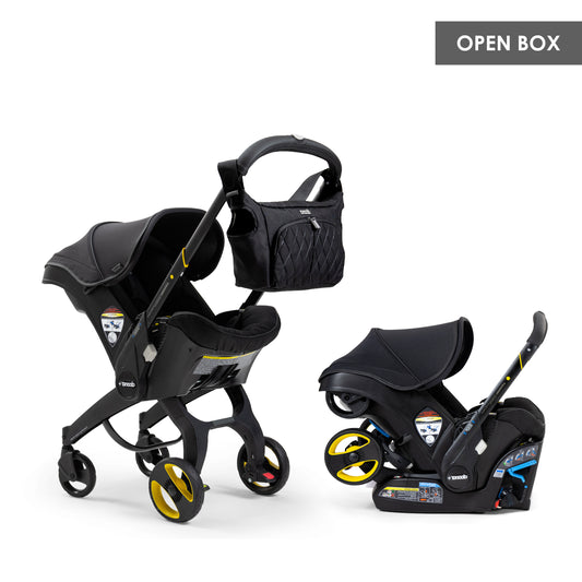 Open Box Doona Infant Car Seat and Stroller - Midnight Edition