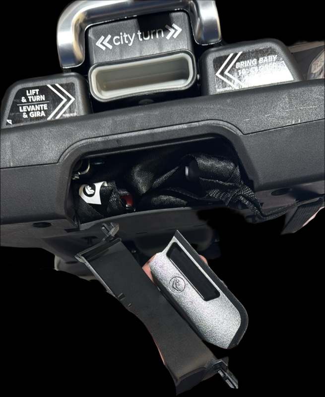 New Baby Jogger City Turn Rotating Convertible Car Seat (Paloma Greige)