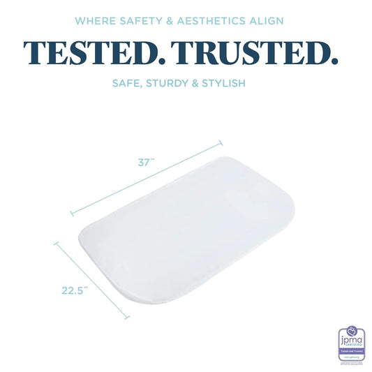 Baby Delight Slumber and Beside Me Doze Sheet (Fitted Sheet, White) - Kidsy