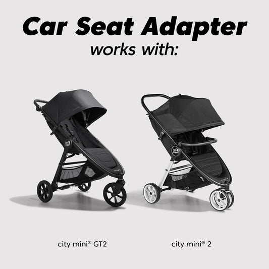 Baby Jogger Car Seat Adapter for City Mini GT2 Strollers and Chicco Infant Car Seats (Black) - Kidsy