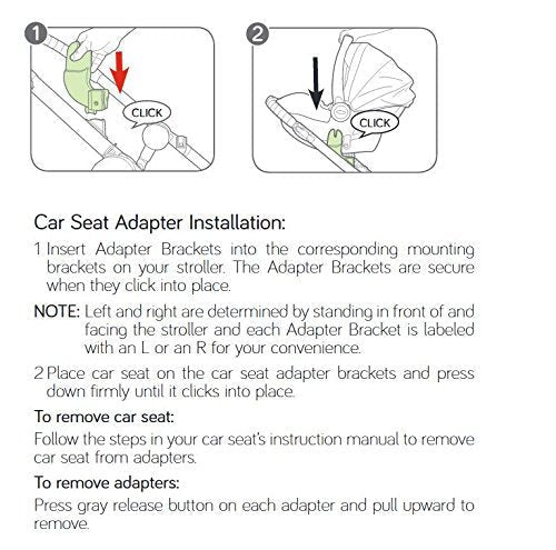 Baby Jogger Car Seat Adapter for City Select Stroller + City Select LUX Stroller (Black) - Kidsy