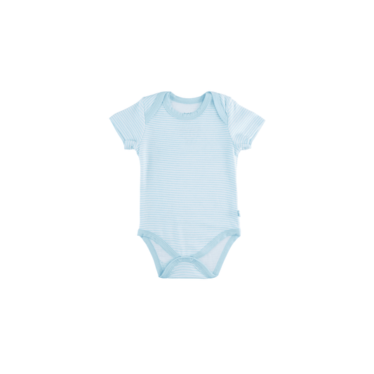 Baby Short - Sleeve Bamboo Bodysuit - Kidsy