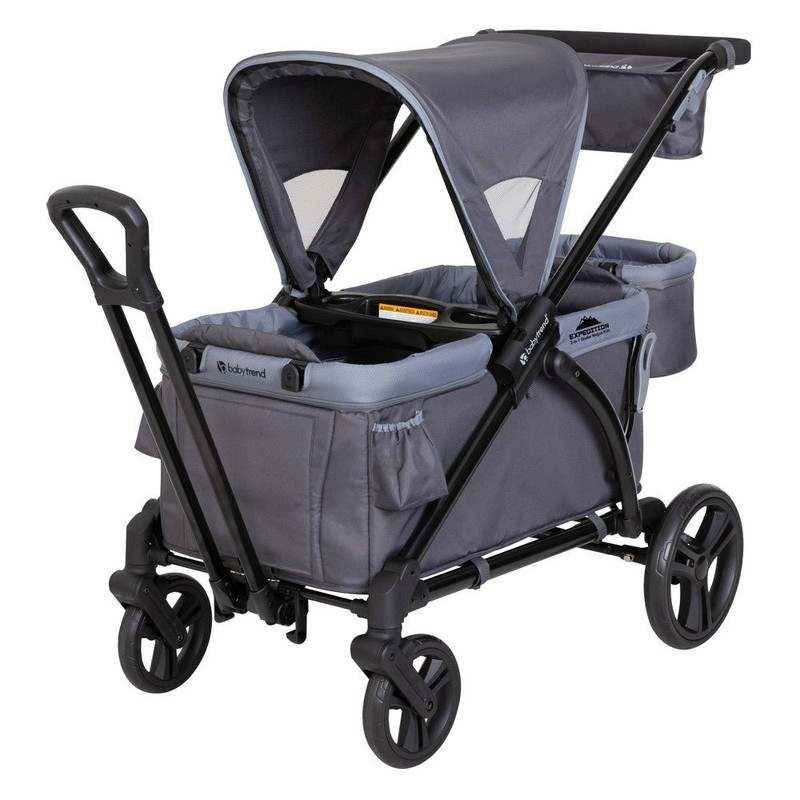 Baby Trend Expedition Stroller Wagon Plus (Ultra Gray) - Kidsy
