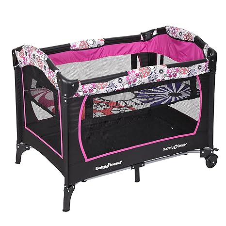 Baby Trend Nursery Center Playard (Floral Garden) - Kidsy
