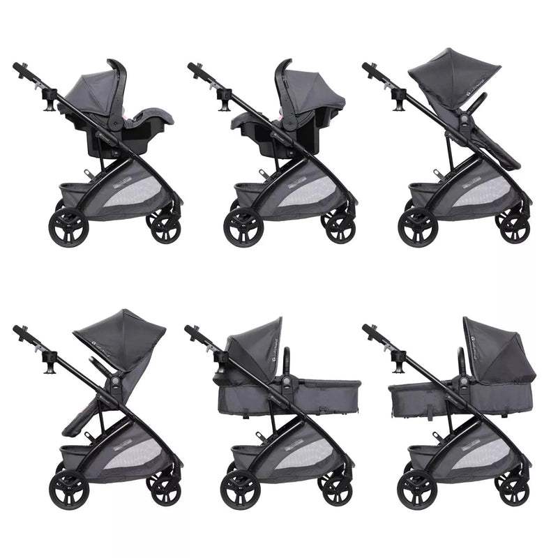Baby Trend Passport Switch 6 - in - 1 Modular Travel System (Dash Pink) - Kidsy