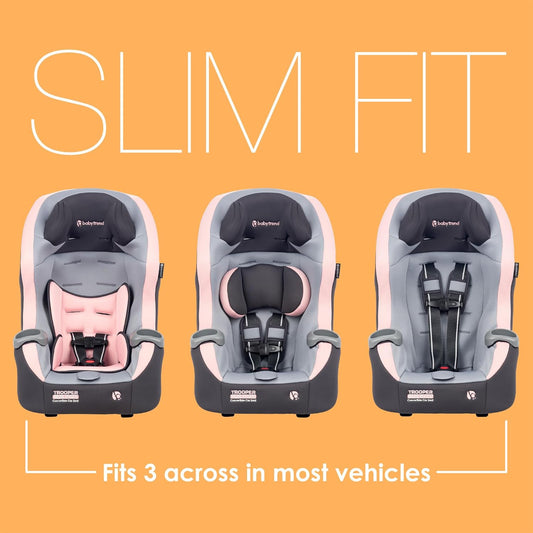 Baby Trend Trooper Slim 3 - in - 1 Convertible Car Seat (Quartz Pink) - Kidsy