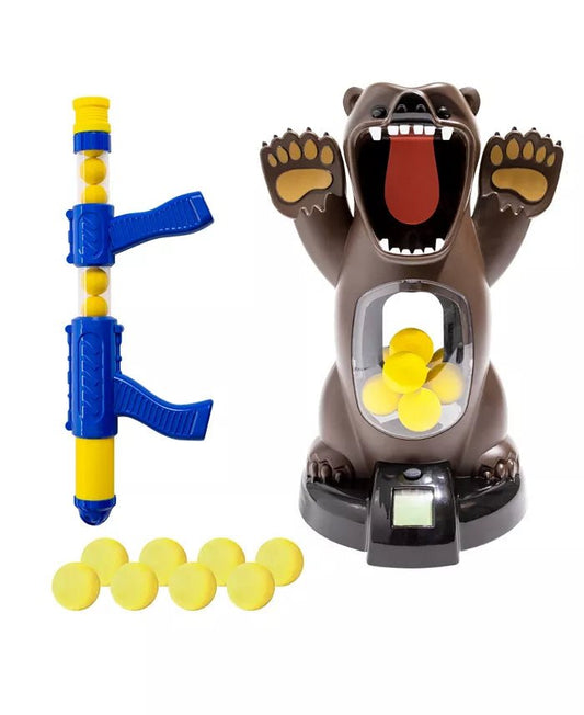 Black Series Bear Shooting Table Game with Sound - Kidsy
