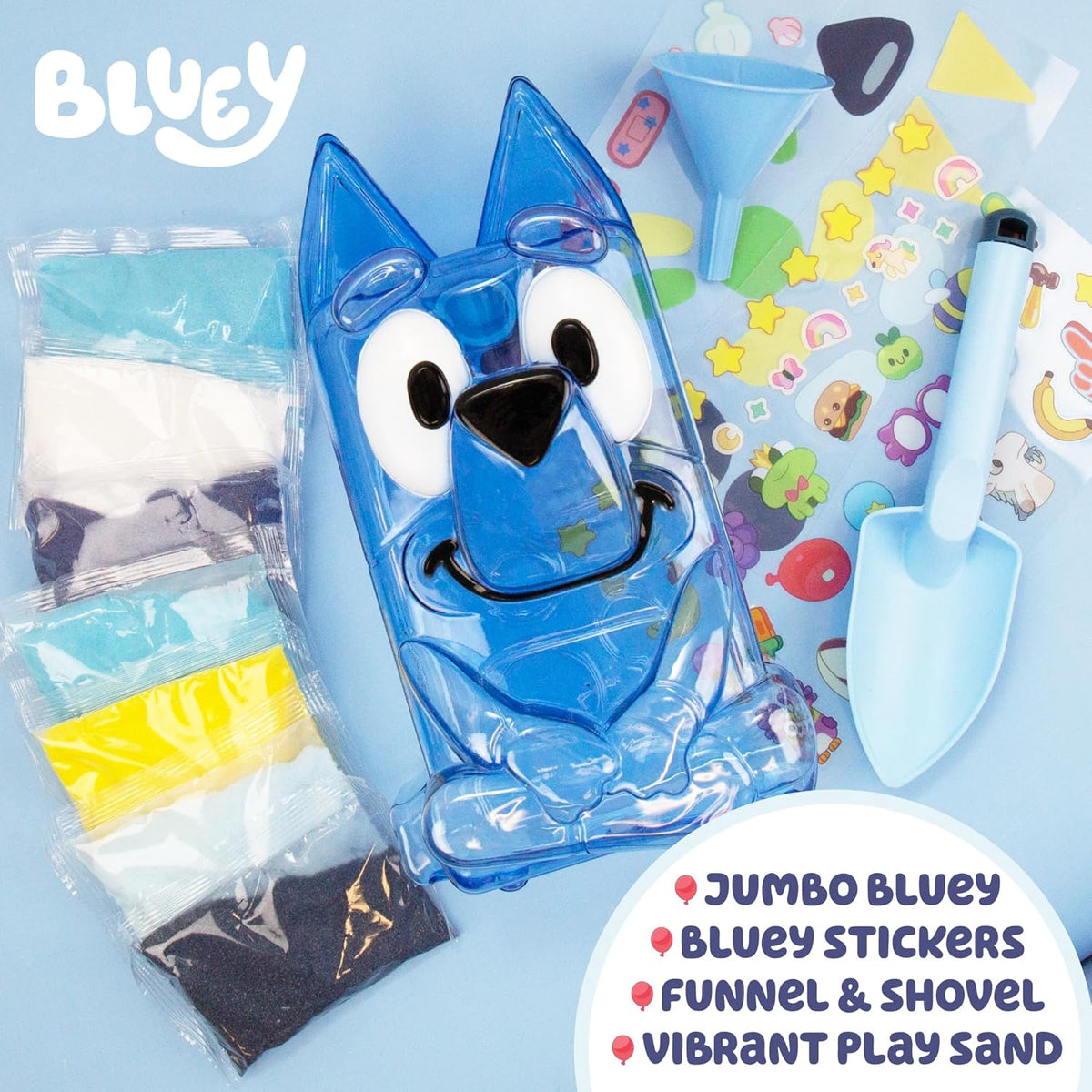 Bluey Jumbo Sand Art Set with Accessories - Kidsy