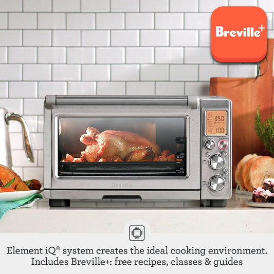 Breville Smart Oven Pro Countertop Oven, Brushed Stainless Steel - Kidsy