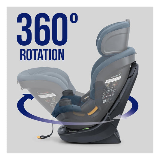 Chicco Fit360 SE Rotating Convertible Car Seat, 360° Rotation (Lupine Purple) - Kidsy