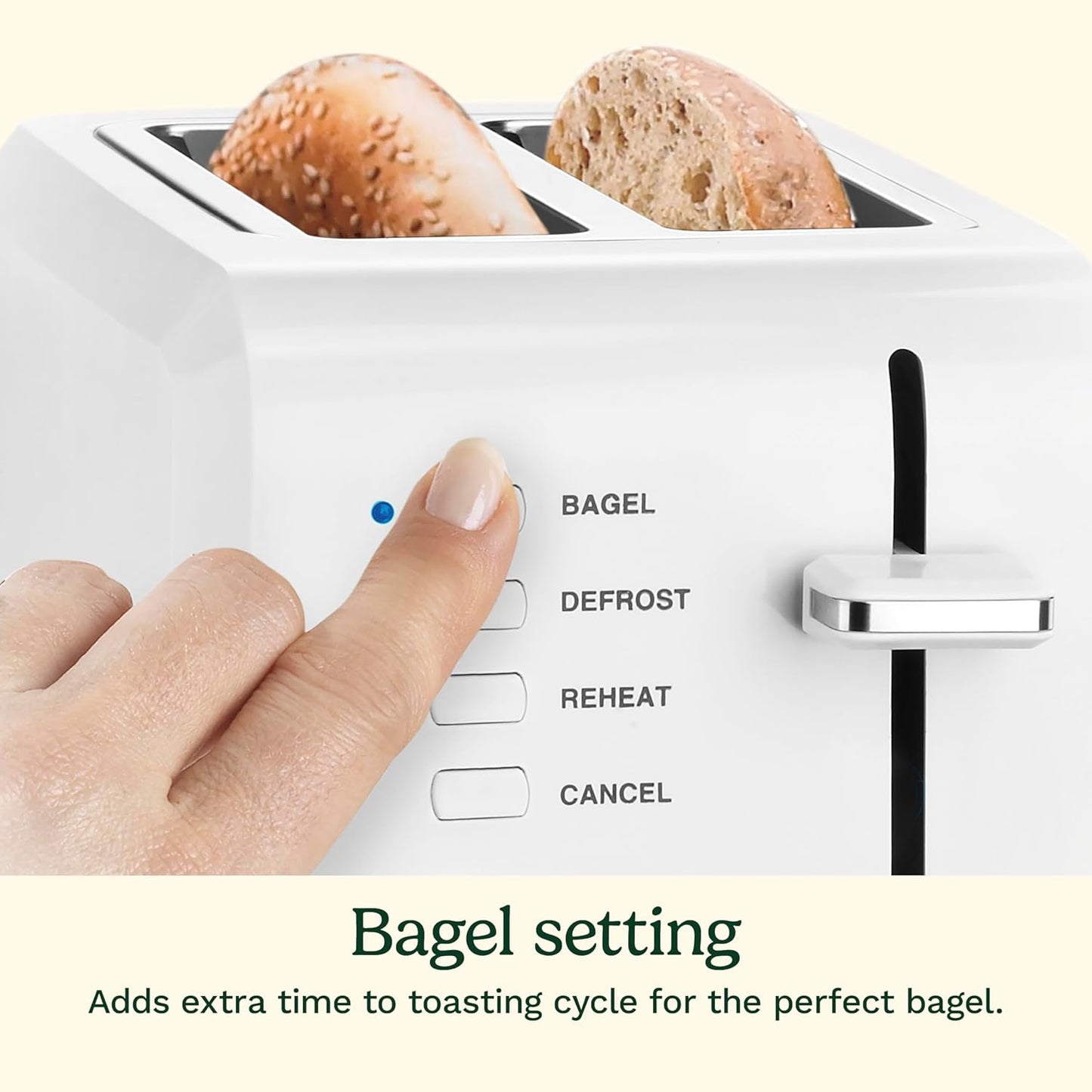 Cuisinart CPT - 122 2 - Slice Compact Toaster (White) - Kidsy