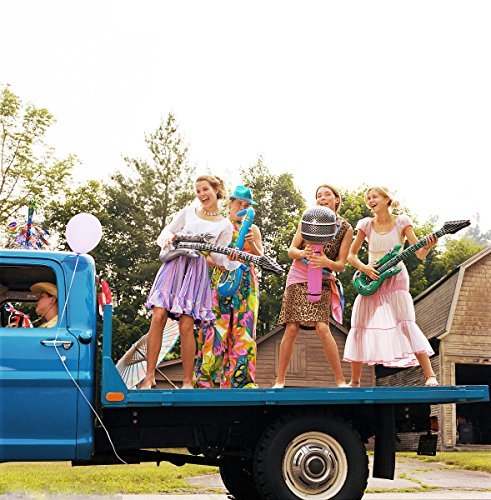 DECORA 35 Inch Inflatable Rock Star Guitar - Pack of 5 - Kidsy