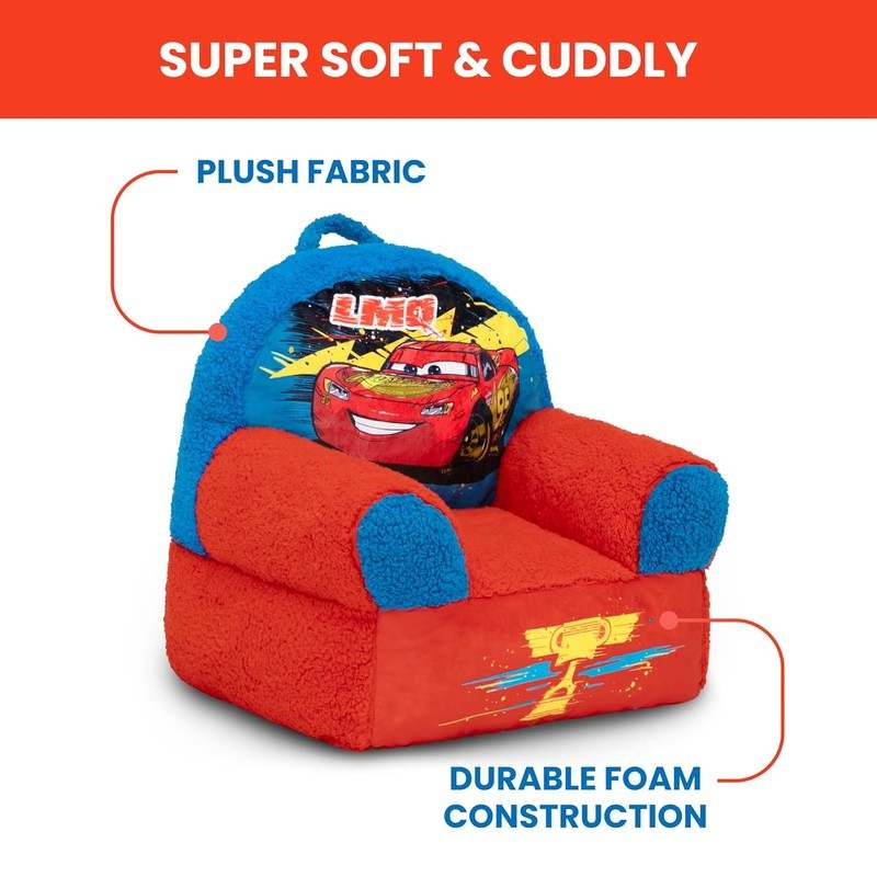 Delta Children Cozee Buddy Chair (Cars) - Kidsy