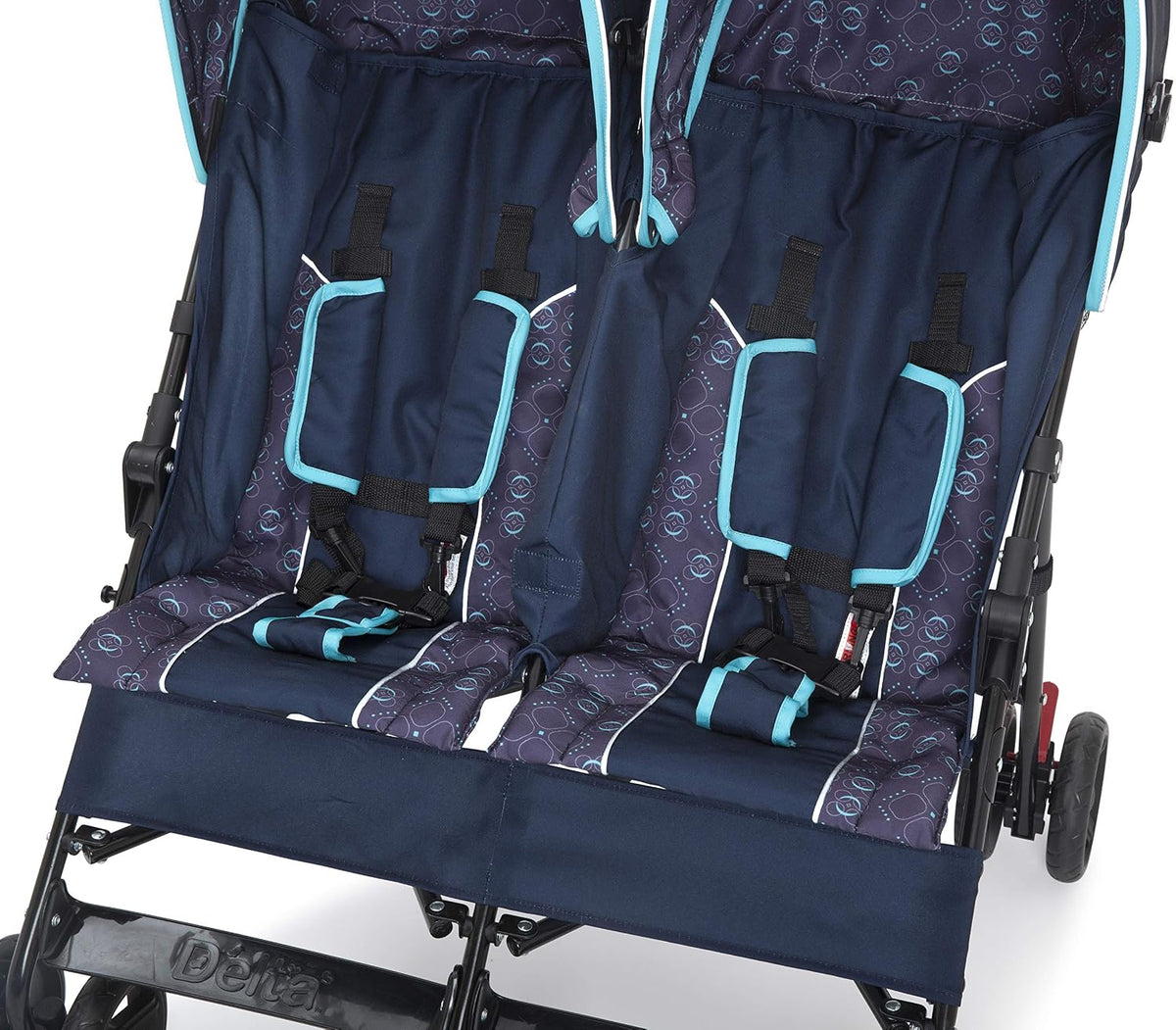Delta Children LX Side by Side Double Stroller (Night Sky) - Kidsy