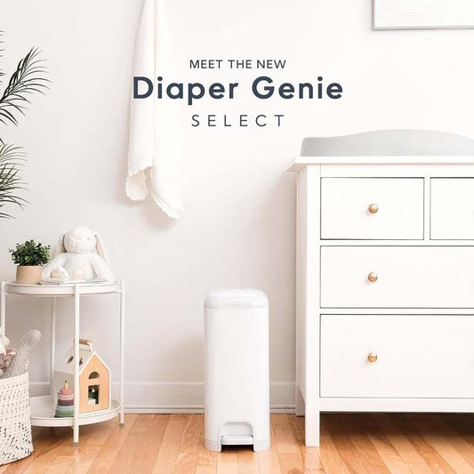 Diaper Genie Select Pail is Made of Durable Stainless Steel - Kidsy