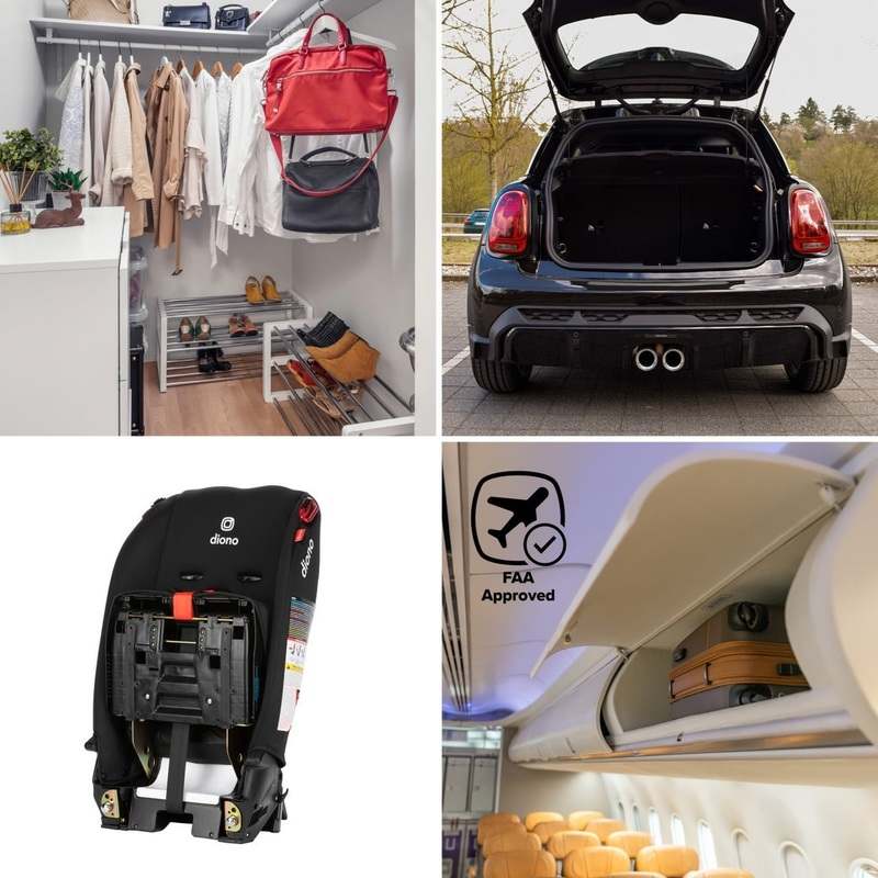 Diono Radian 3R All in One Convertible Car Seat (Black Storm) - Kidsy