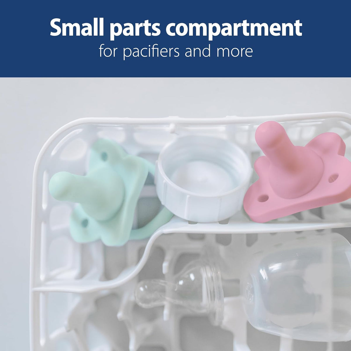 Dr. Brown's Dishwasher Basket for Small Baby Bottle Parts, Pacifiers, and Accessories (Green) - Kidsy