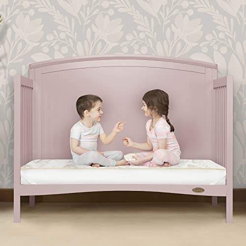 Dream On Me Mattress – Crib & Toddler Twilight w/Vinyl Cover (Beige) - Kidsy