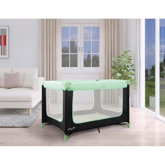 Dream on Me Zodiak Portable Play Yard with Carry Bag and Shoulder Strap (Mint) - Kidsy