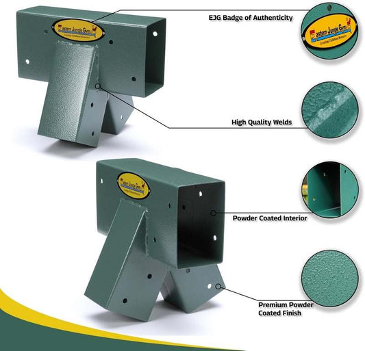 Easy 1 - 2 - 3 90° A - Frame Swing Set Bracket Heavy Duty for Ez - Kidsy