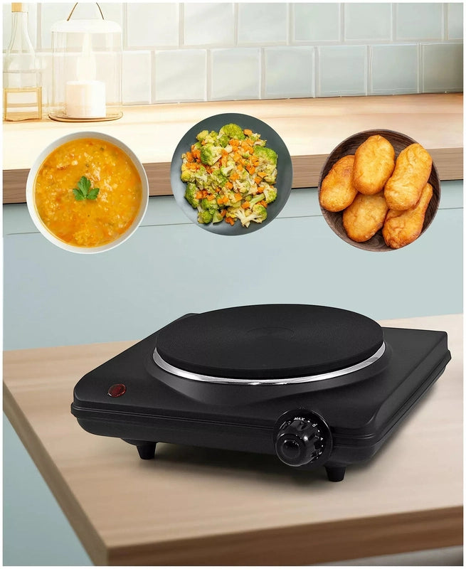 Elite Cuisine Single Cast Iron Electric Burner Hot Plate - Kidsy