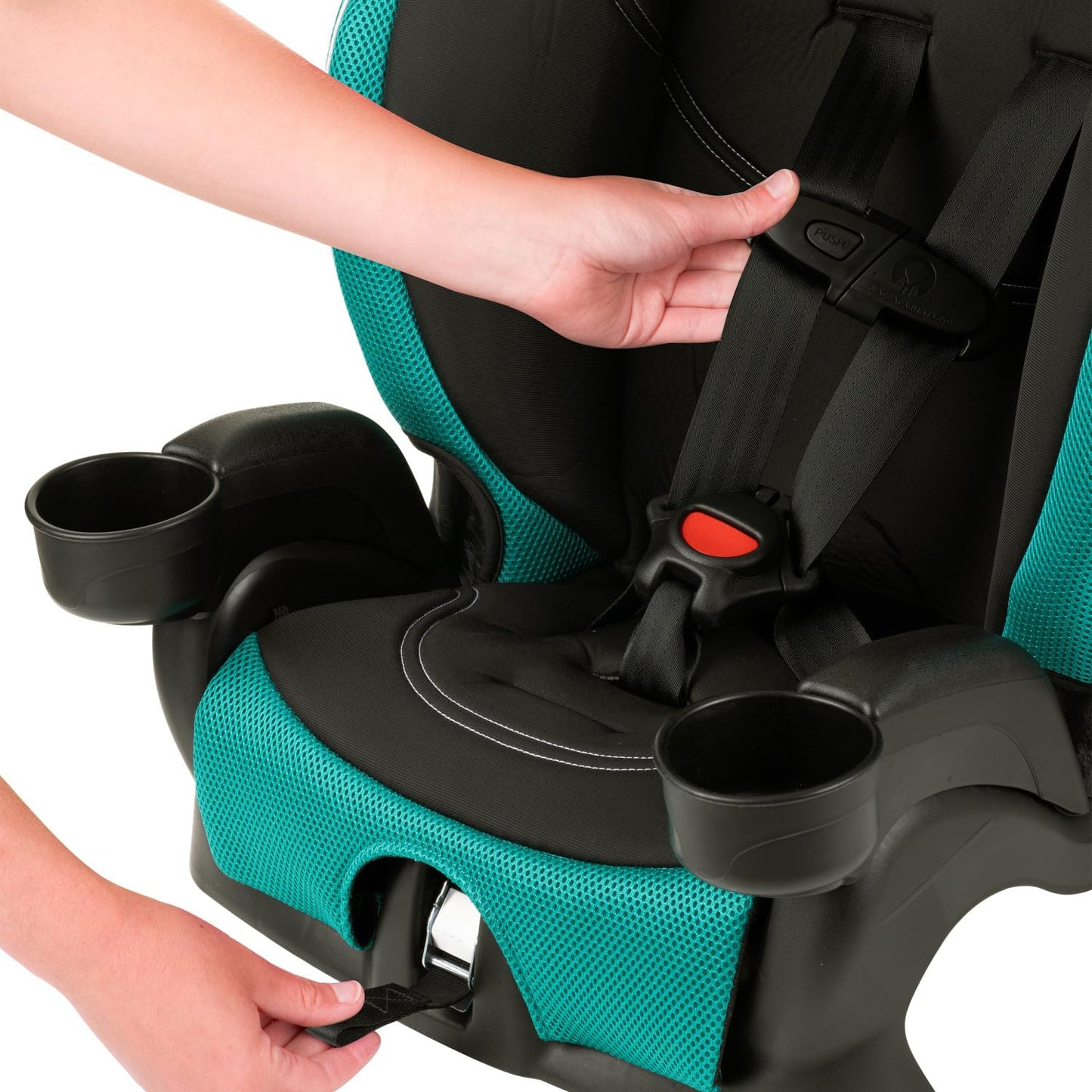 Evenflo Chase LX Harnessed Booster Car Seat (Jubilee Green) - Kidsy