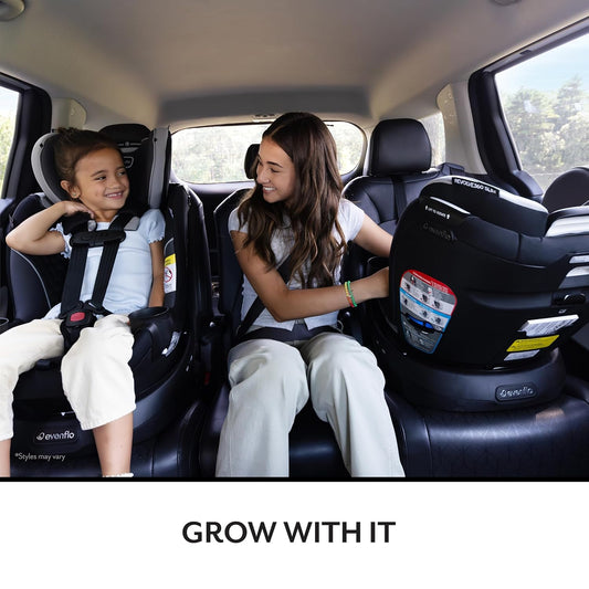 Evenflo Gold Revolve360 Slim 2 - in - 1 Rotational Car Seat (Obsidian Black) - Kidsy