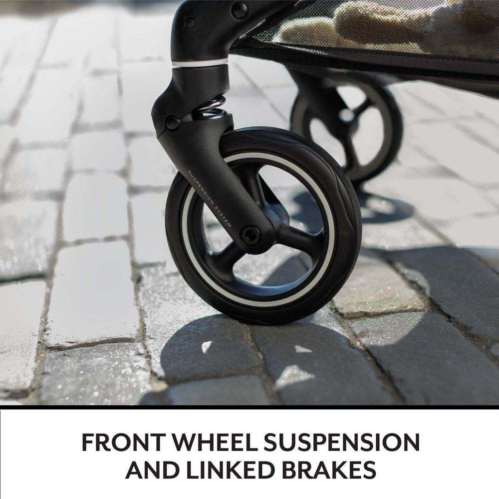 Evenflo Hummingbird Carbonfiber Stroller (Crest Gray) - Kidsy