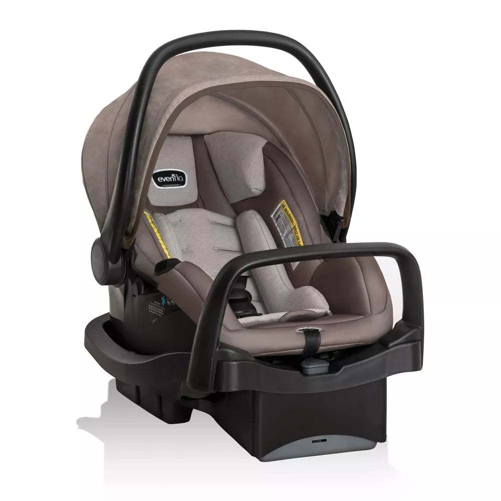 Evenflo Pivot Modular Travel System with LiteMax Car Seat (Desert Tan) - Kidsy