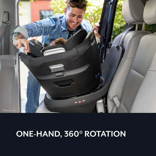 Evenflo Revolve360 Slim 2 - in - 1 Rotational Car Seat (Salem Black) - Kidsy