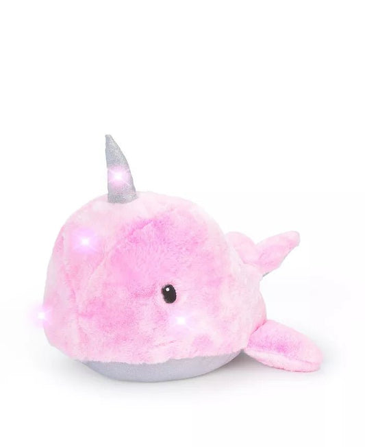 Geoffrey's Toy Box 17" Narwhal Plush Toy (Pink) - Kidsy