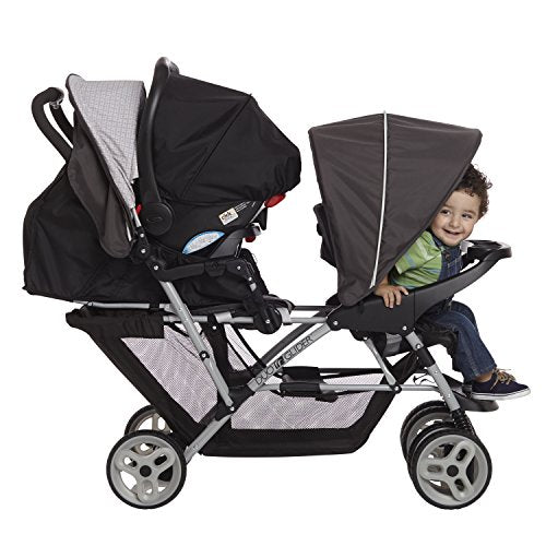Graco DuoGlider Lightweight Double Stroller (Glacier) - Kidsy