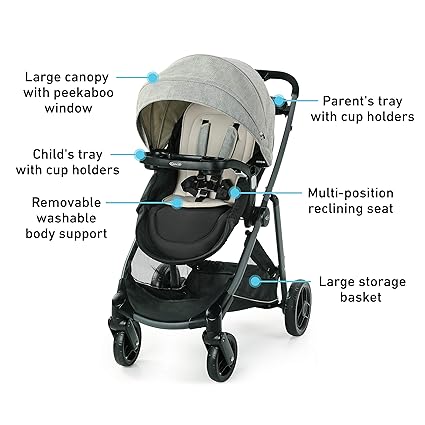 Graco Modes Element LX Travel System (Lynwood) - Kidsy