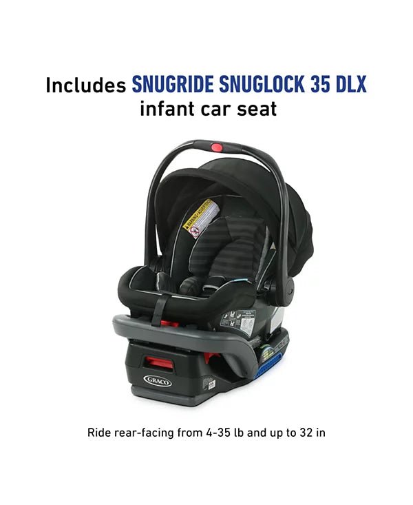 Graco Modes Nest DLX 3 - in - 1 Travel System (Raven) - Kidsy